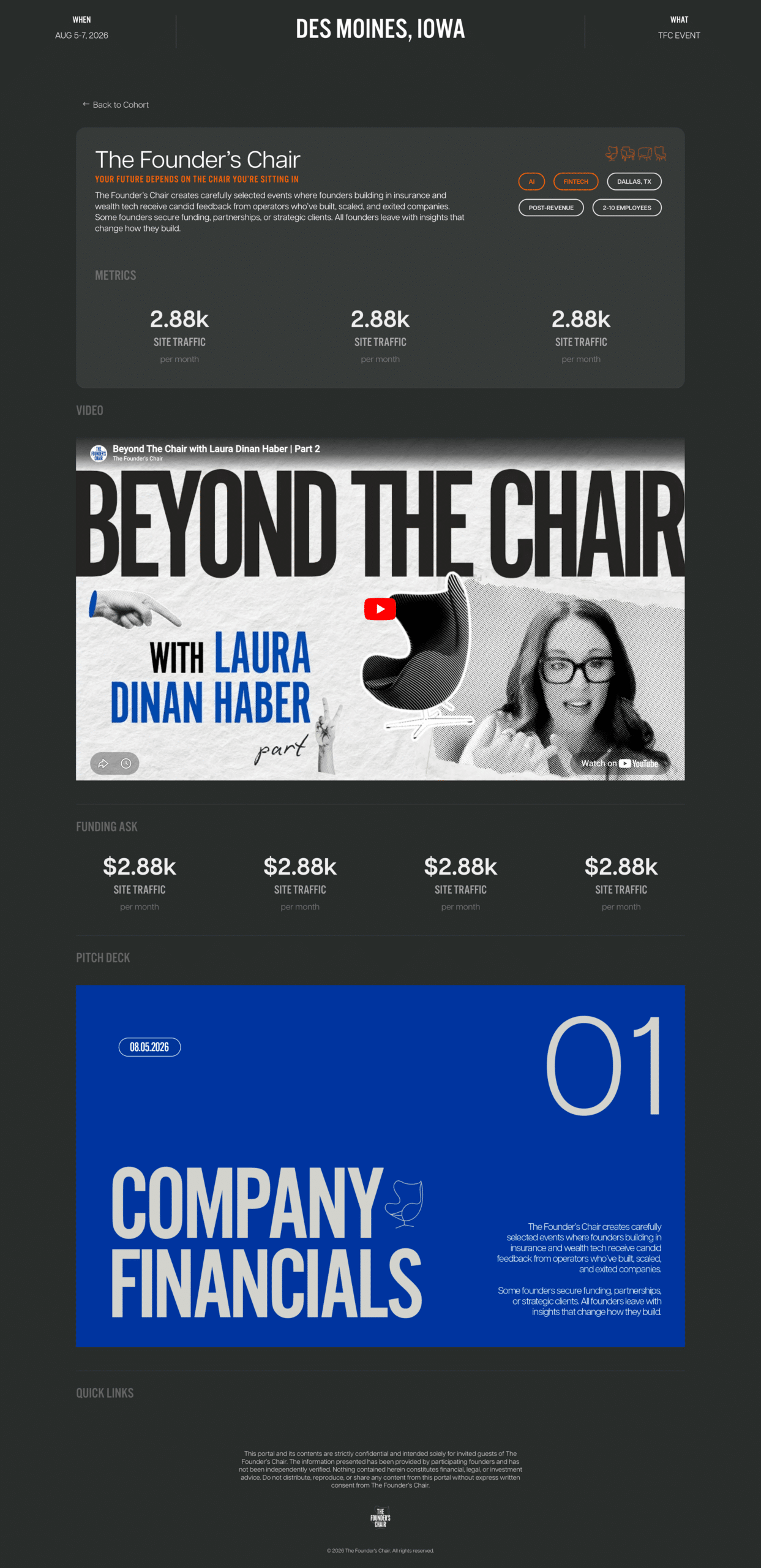 The Lounge Sample Page